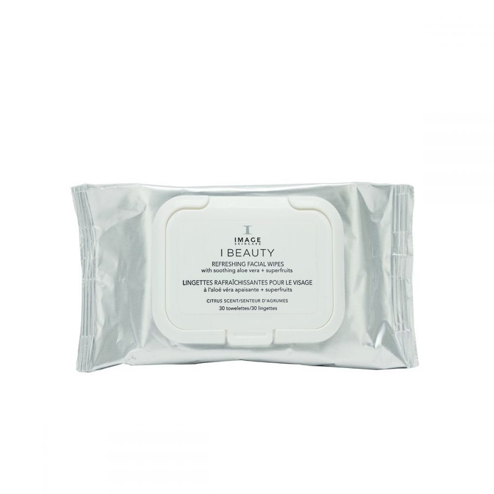 I BEAUTY Refreshing Facial Wipes (30 Towelettes) (SALE)
